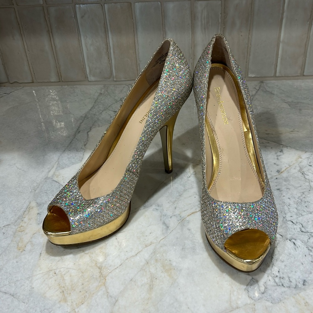 Enzo Angiolini Glitter Heels